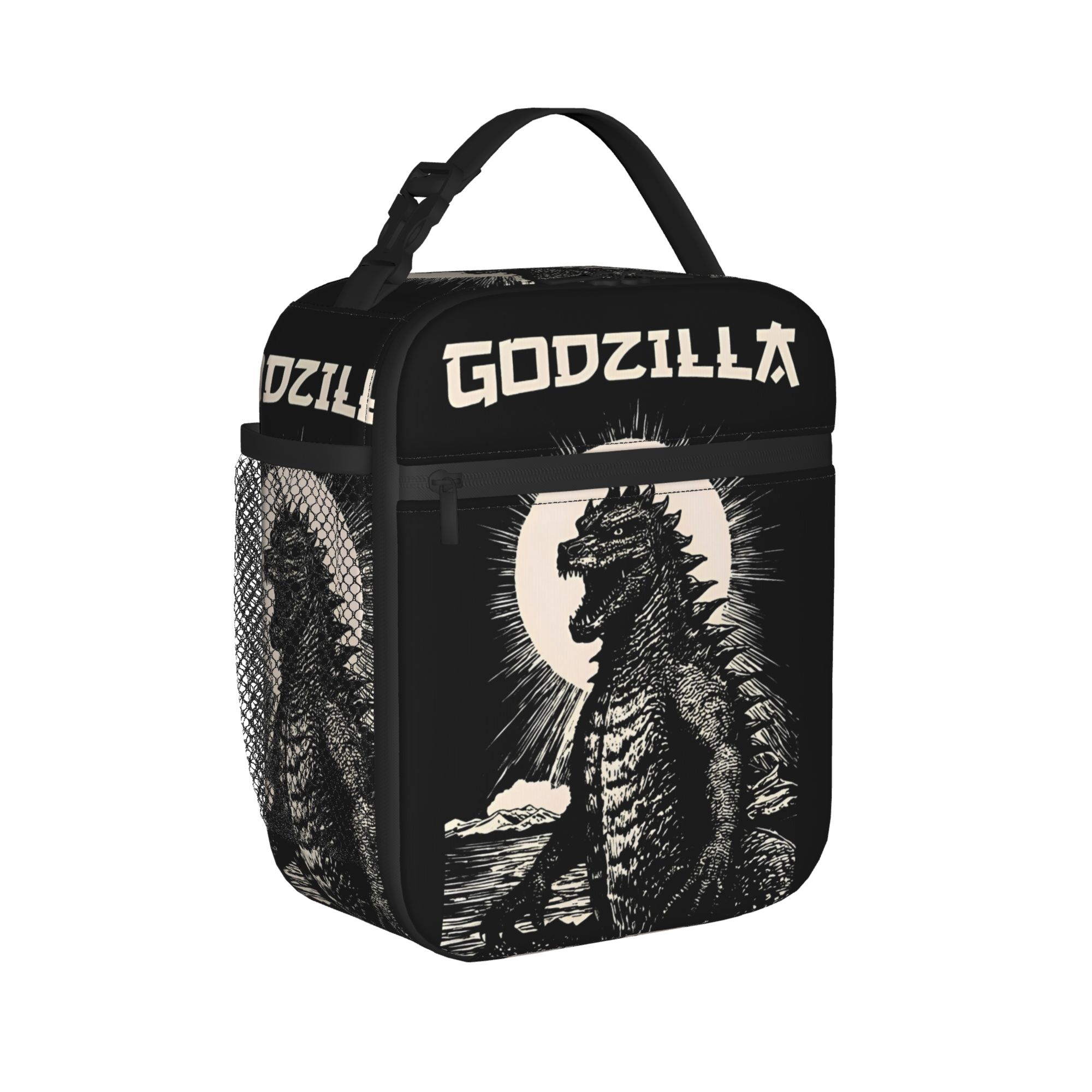 Tote Bag Sublimation - Термосумка Great Wave Godzillaed для обедов,