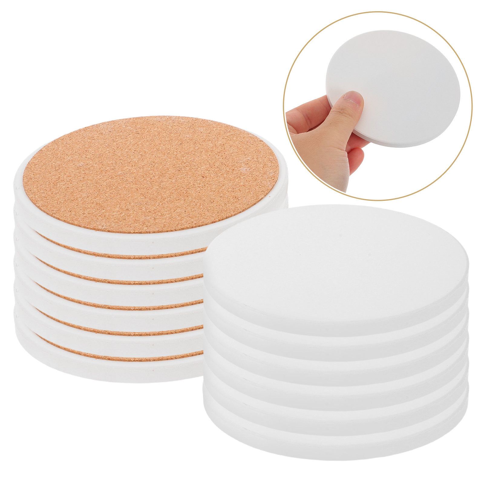 Coaster Sublimation Blank - Набор из 12 заготовок для сублимации: