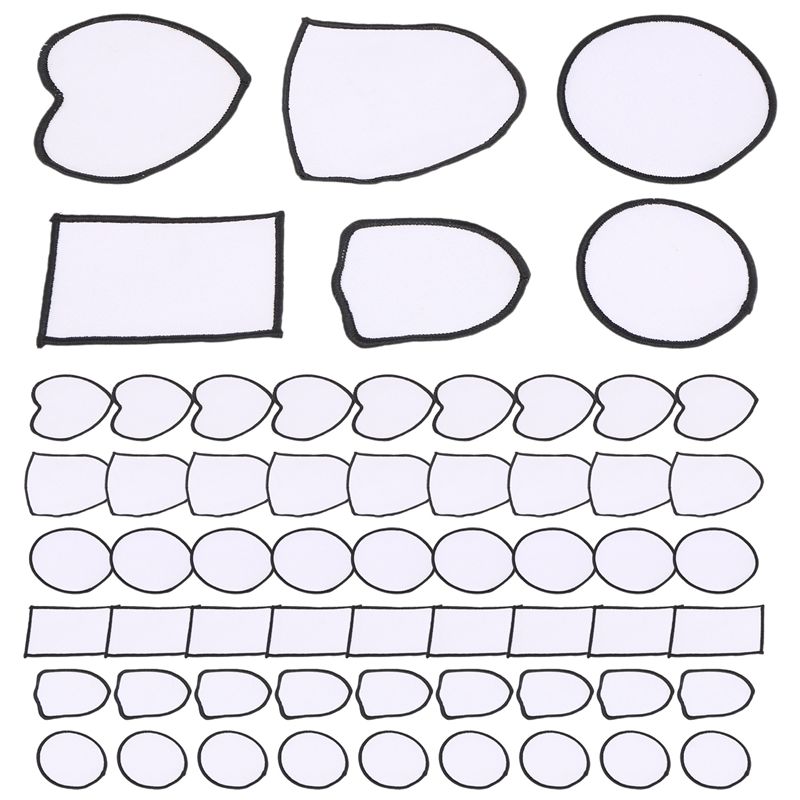 Hat Sublimation Blank - 60 шт. заготовок для сублимации, тканевые
