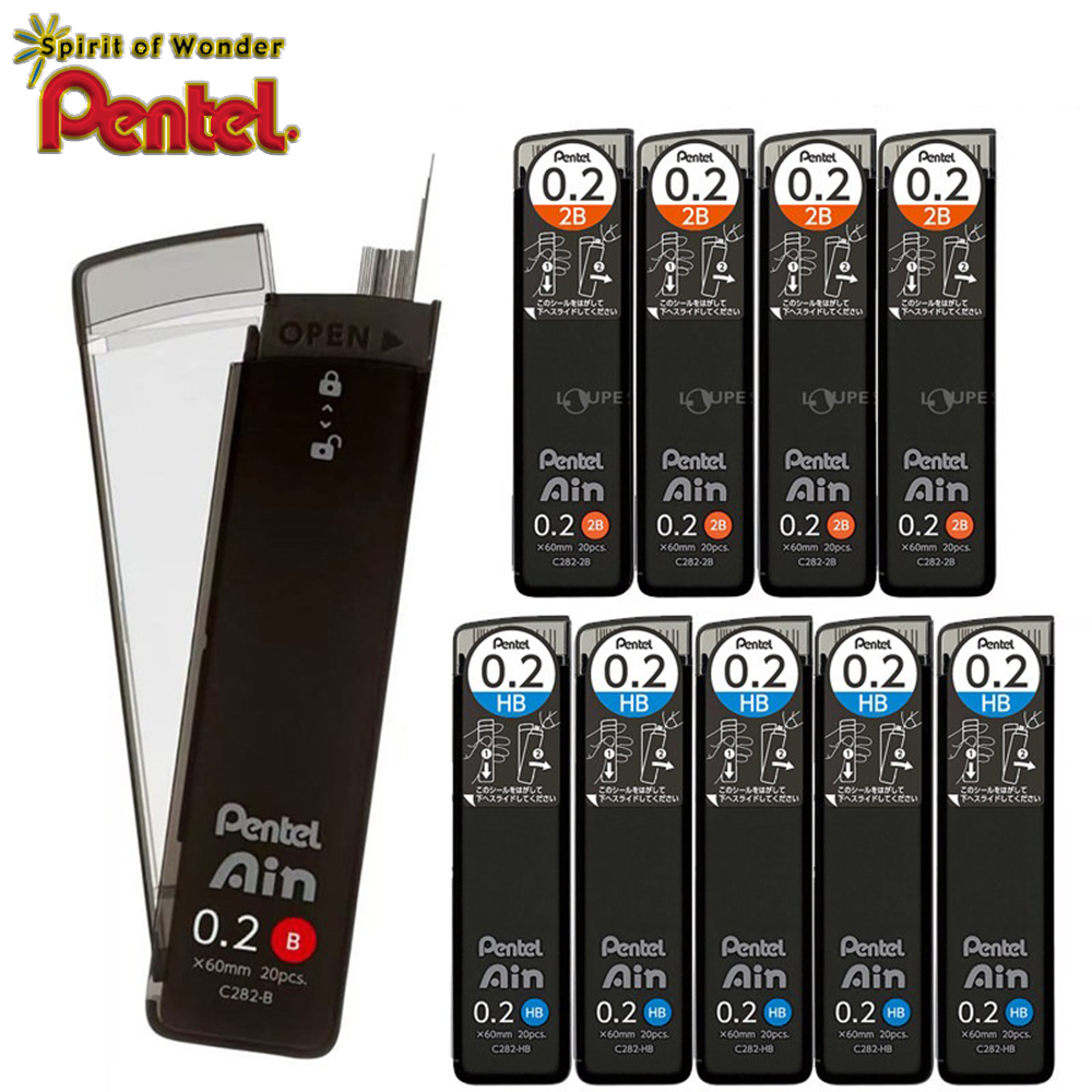 Pentel Pen Energel - Набор из 3 коробок японских грифелей