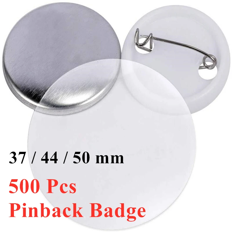 500 шт./компл., пустой значок, – обзор и цена Button Badge Blank